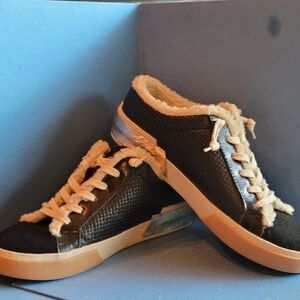 Dolce Vita Black and Silver Athletic Shoes